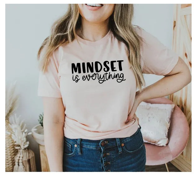 Mindset Is Everything T-shirt, Motivational Shirt, Mental Health Tee, Back To School, Appreciation Shirt, Shirt For Women, Empowerment Shirt Global Grab Store