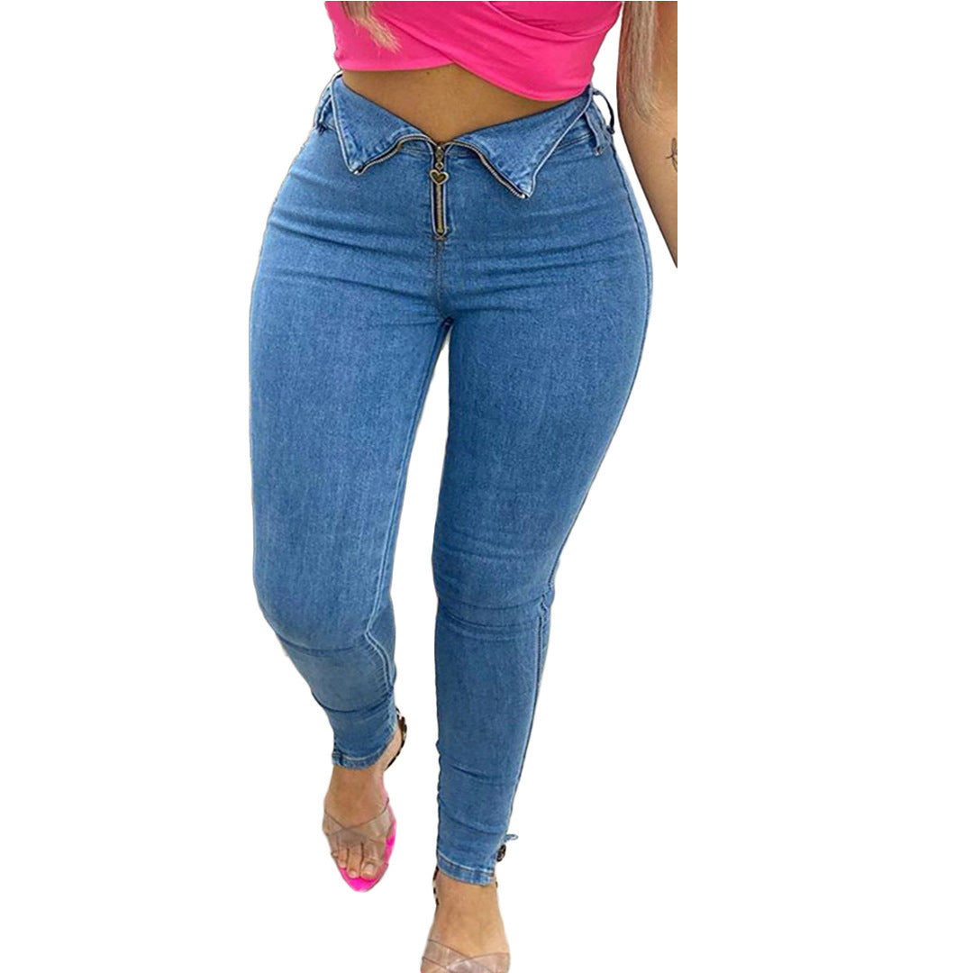 Fashion casual jeans with jeans Global Grab Store