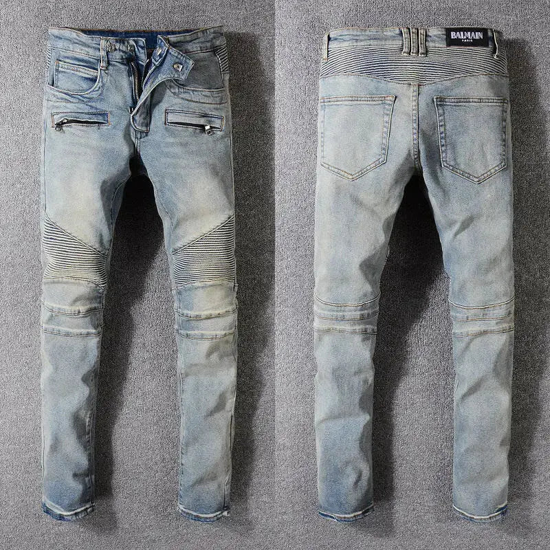 Biker Jeans - Grey / 29 - Man Jeans